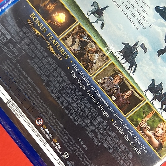 Dragon Heart: Battle for the Heartfire Blu Ray, Factory Sealed, Patrick Stewart - Picture 6 of 9